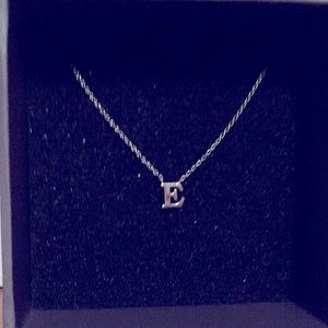 Petite initial necklace